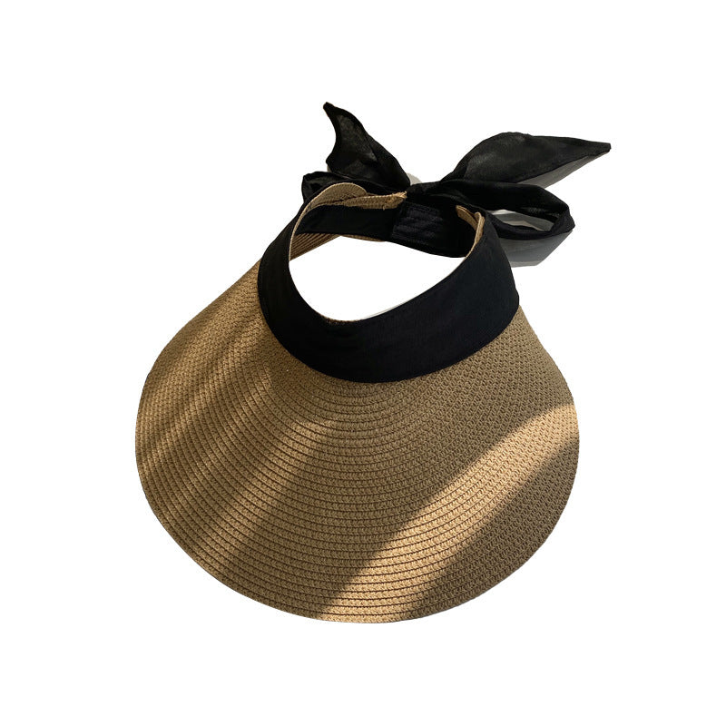 Bow Knot Beach Sunscreen Big Brim Hat