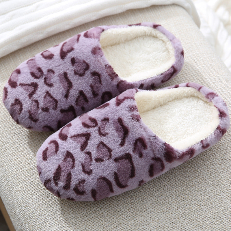 Cotton Slippers Floor Non-slip Warm Korean Women's