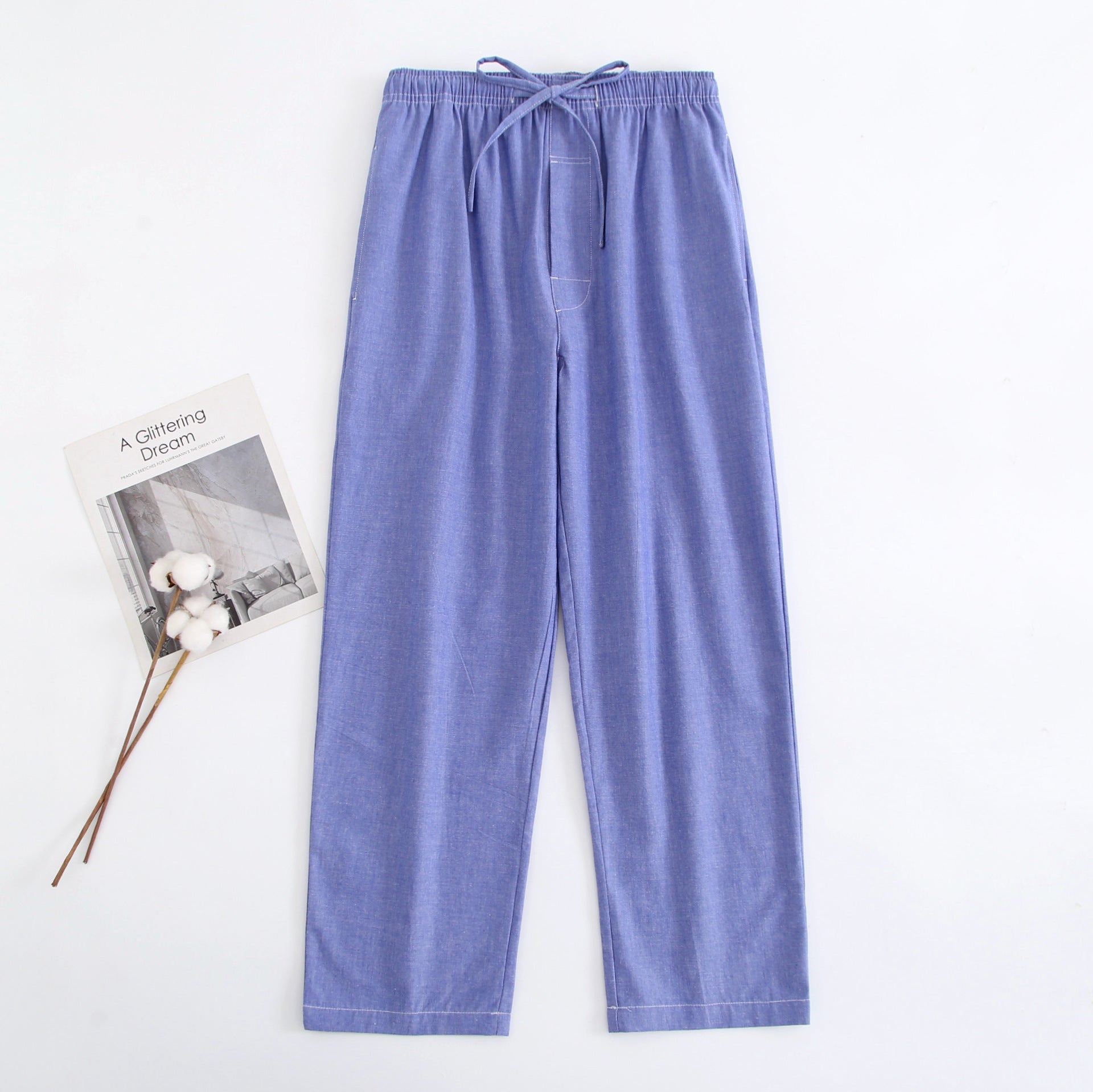 Men's Thin Pajamas Cotton Comfortable And Breathable