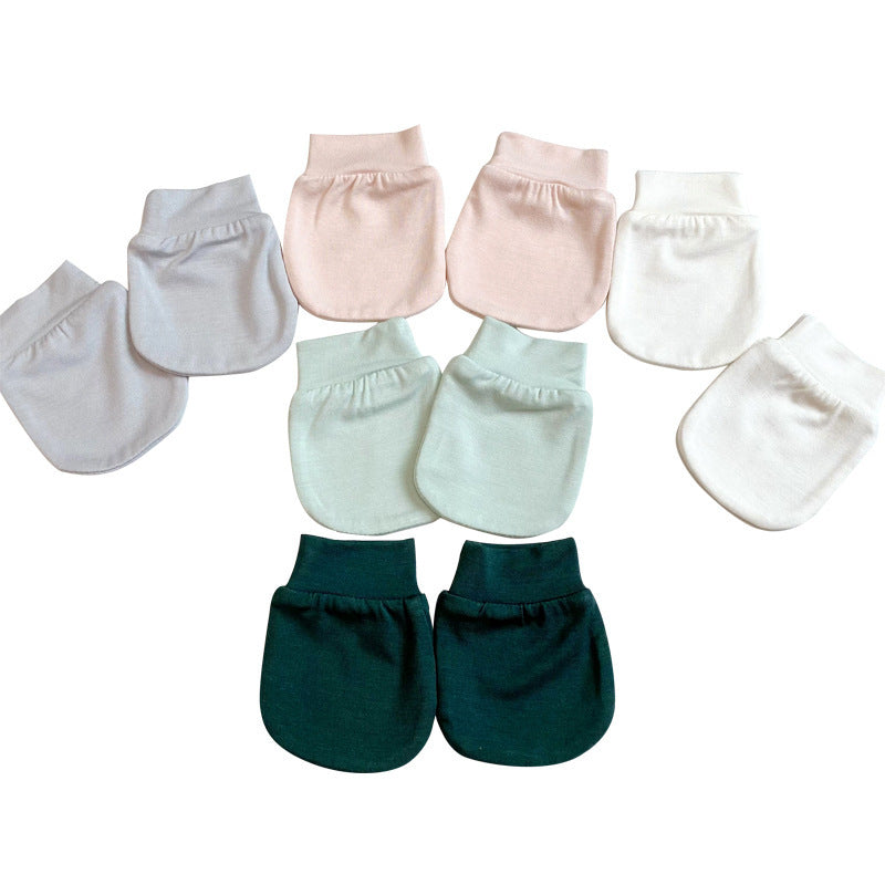 Bamboo Fiber Baby Mittens – Soft Anti-Scratch Gloves