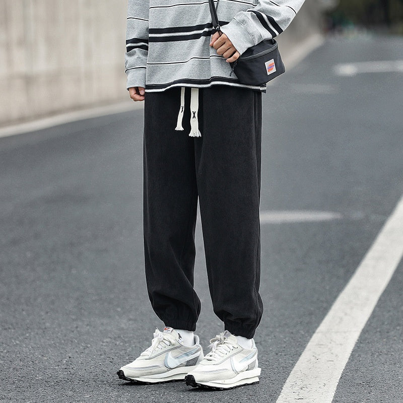 Men’s Corduroy Fleece Padded Warm Winter Pants