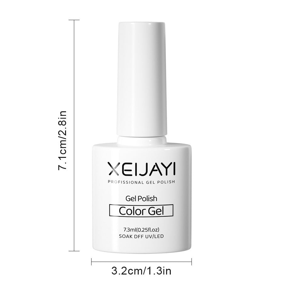 Nude Ice Transparent Color Cherry Red White UV Polish