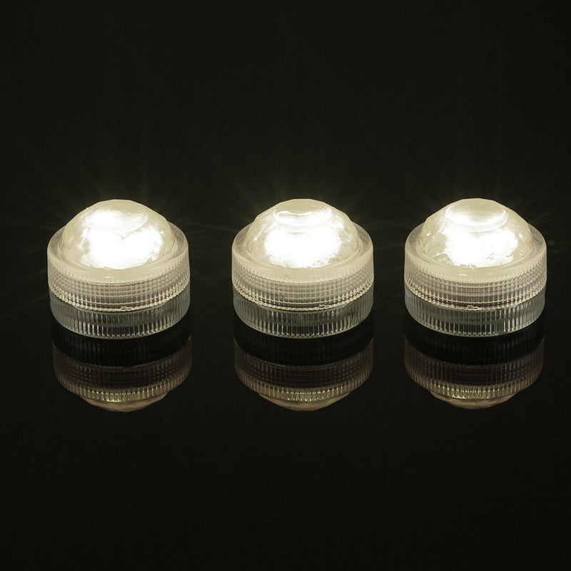 LED Waterproof Candle Lights Glow For Holiday Decorations With Diamond Twist