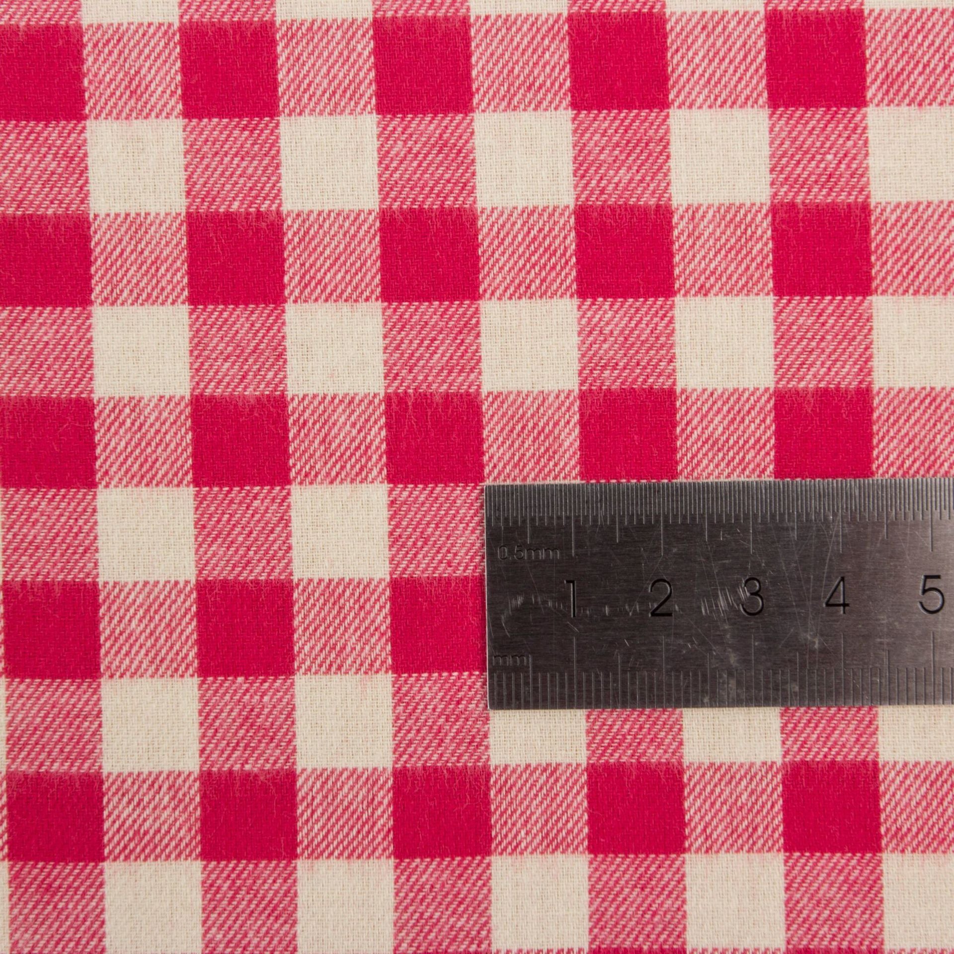 Pure Cotton Yarn-Dyed 32 Brushed Plaid Fabrics – DIY Sewing and Craft Material