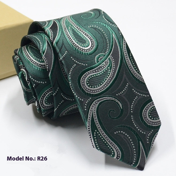 Exquisite Jacquard Wedding Groom Tie