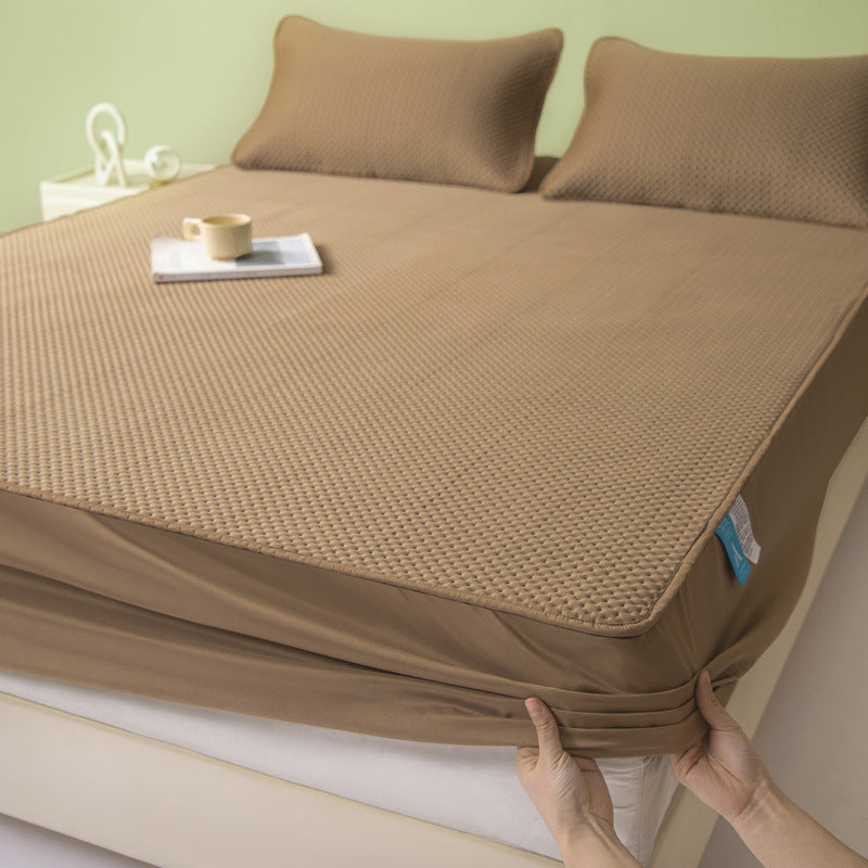 Fitted Sheet Machine Washable Single Double Soft Mat