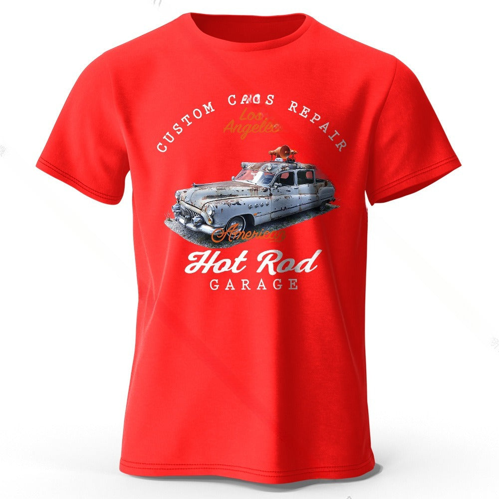 Car Club Patch Print Unisex T-shirt