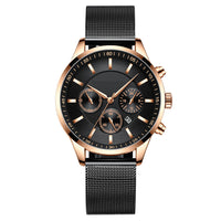 Rose Gold Black Black