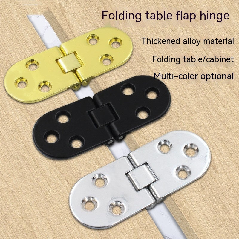 Flip Top Table Hinge Dining Table Accessories Leaf Zinc Alloy Hidden Hinge