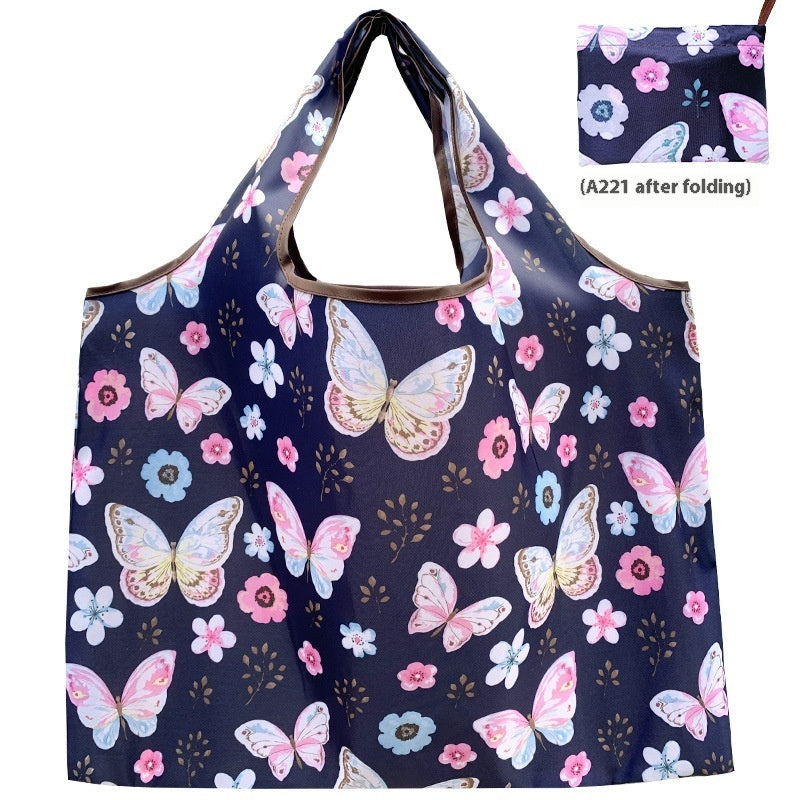 Folding Environment-Friendly Shopping Bag – Reusable & Portable