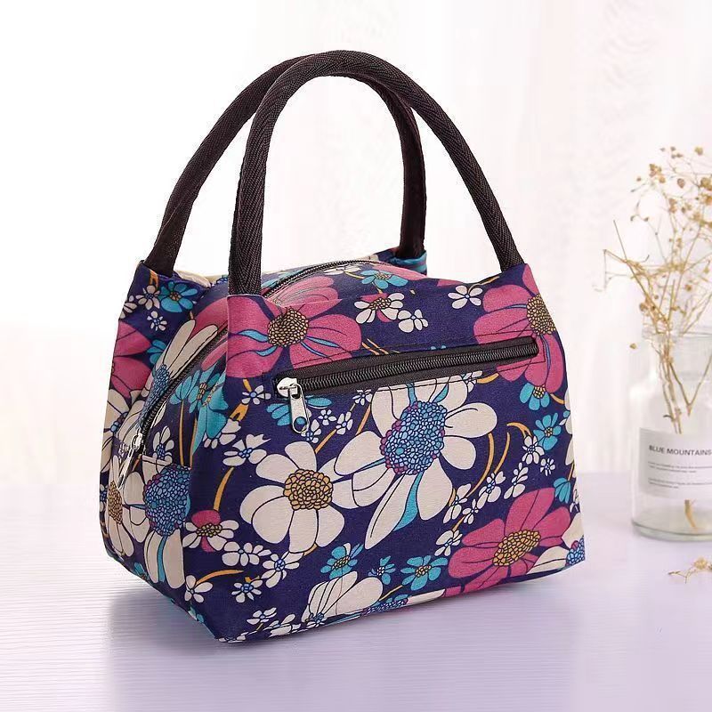 Printed Portable Student Small Cloth Bag – Makeup & Storage Organizer