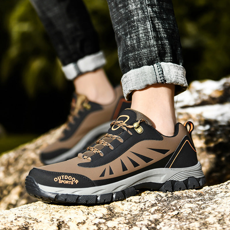 Mountaineering Shoes Plush Training Men's Warmth