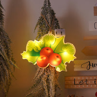 Green Leaf Fruit Ornaments