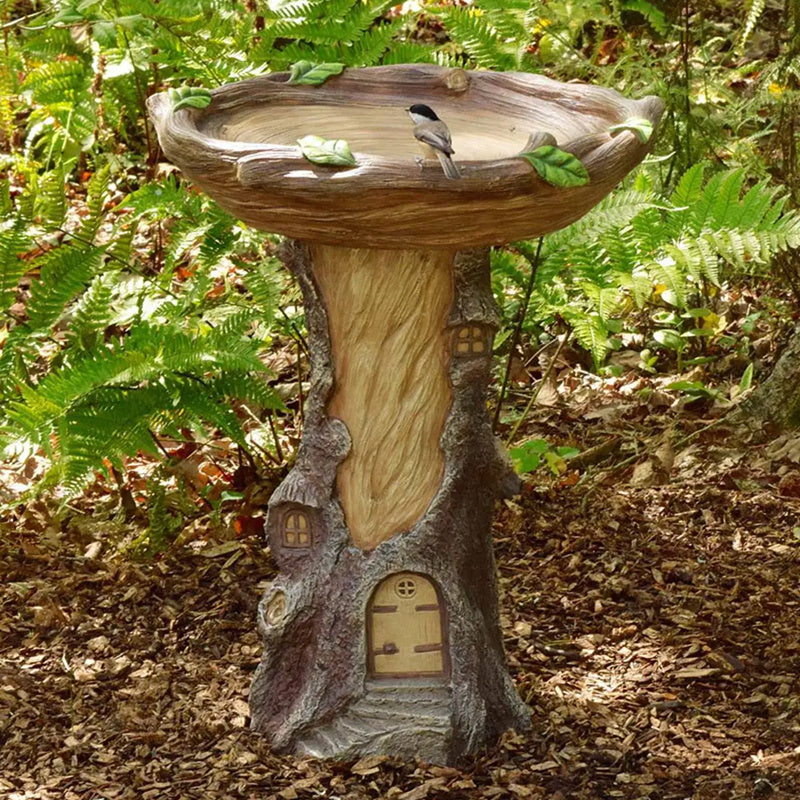 Modern Simple Sunflower Polyresin Garden Ornament & Bird Bath Handicraft