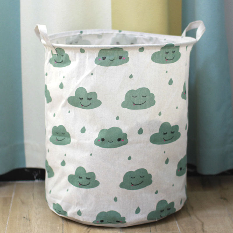 Fabric Dirty Clothes Basket Folding Storage