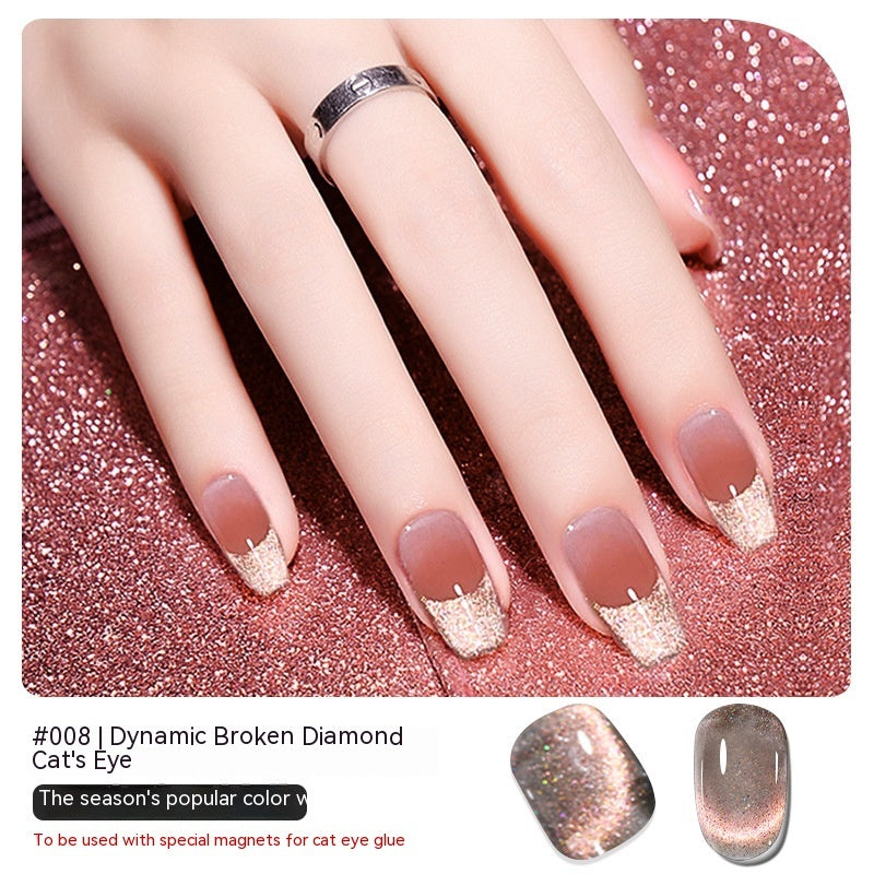 Drill Cat's Eye Nail Polish Glue
