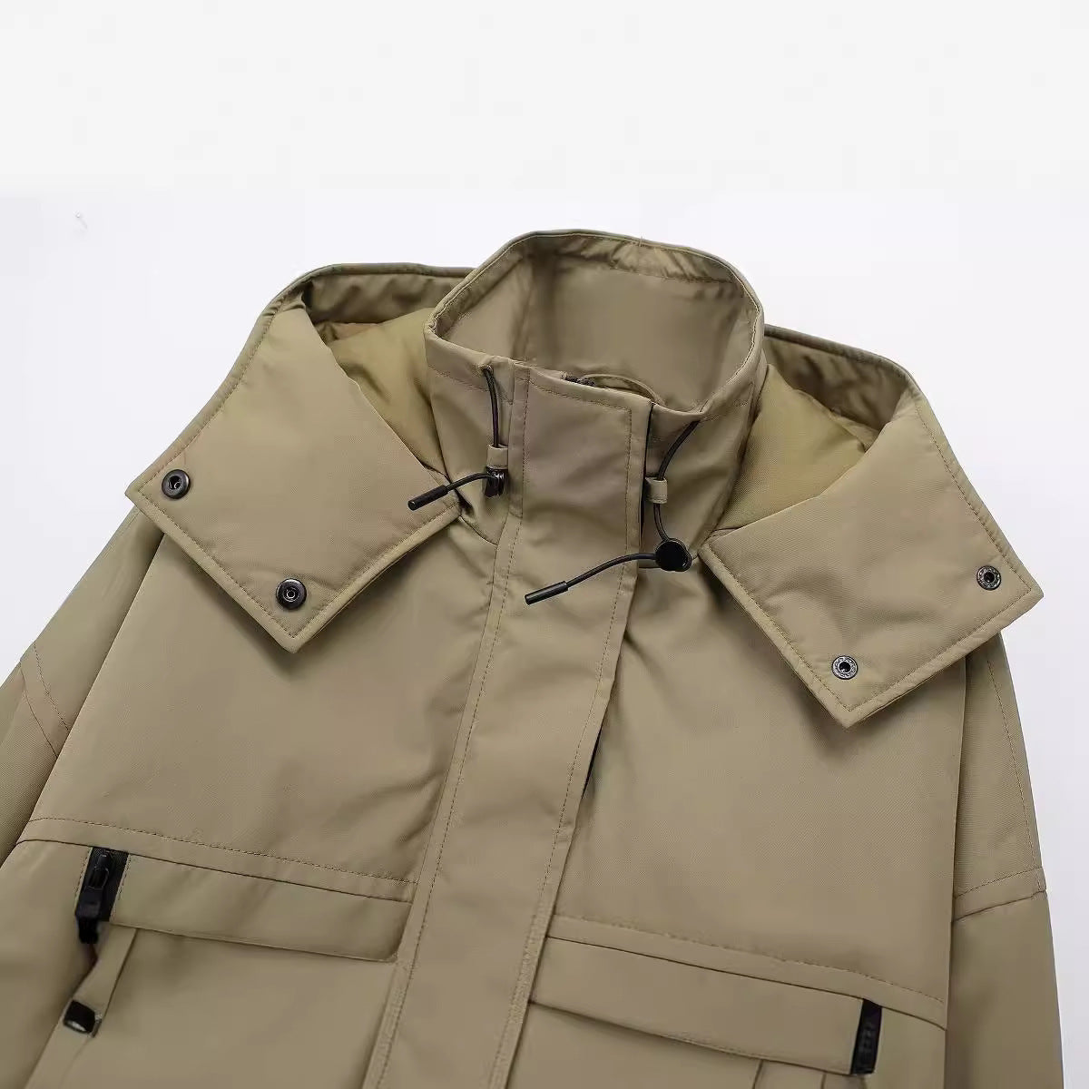Fashion Hooded Short Jacket Women