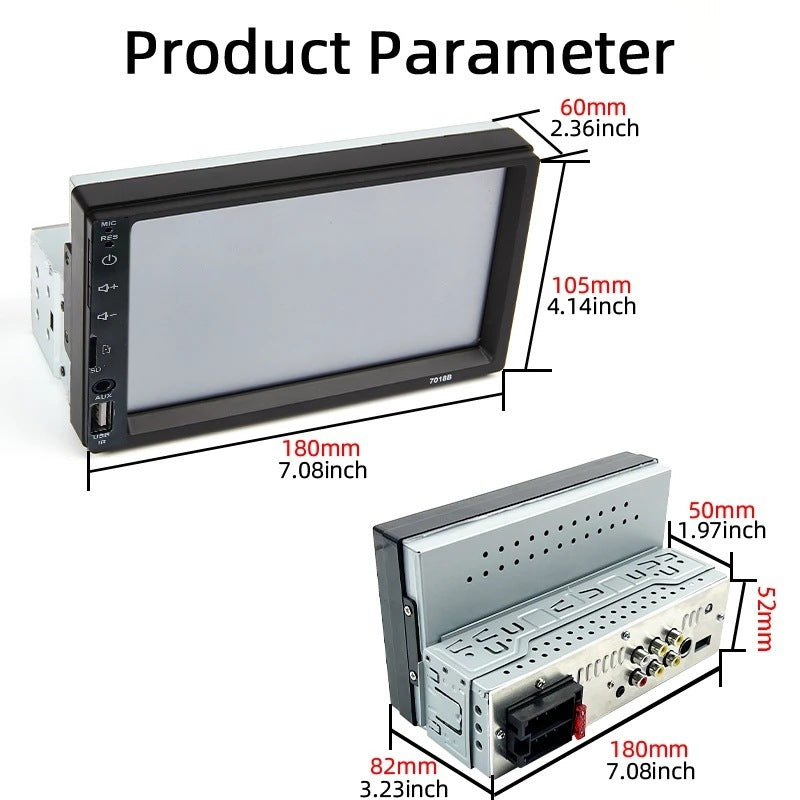 Car MP5 Player – Mobile Phone Interconnection Multimedia System