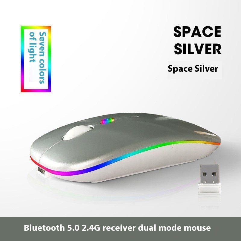 Glowing Bluetooth Mute Charging Mouse