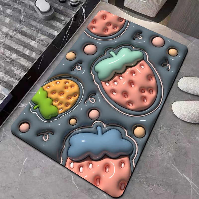 Foot Mats for Household Bathroom Entrance – Absorbent & Non-Slip