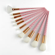 10 Pcs Makeup Brushes Kit – Foundation, Blending, and Blush Beauty Tools