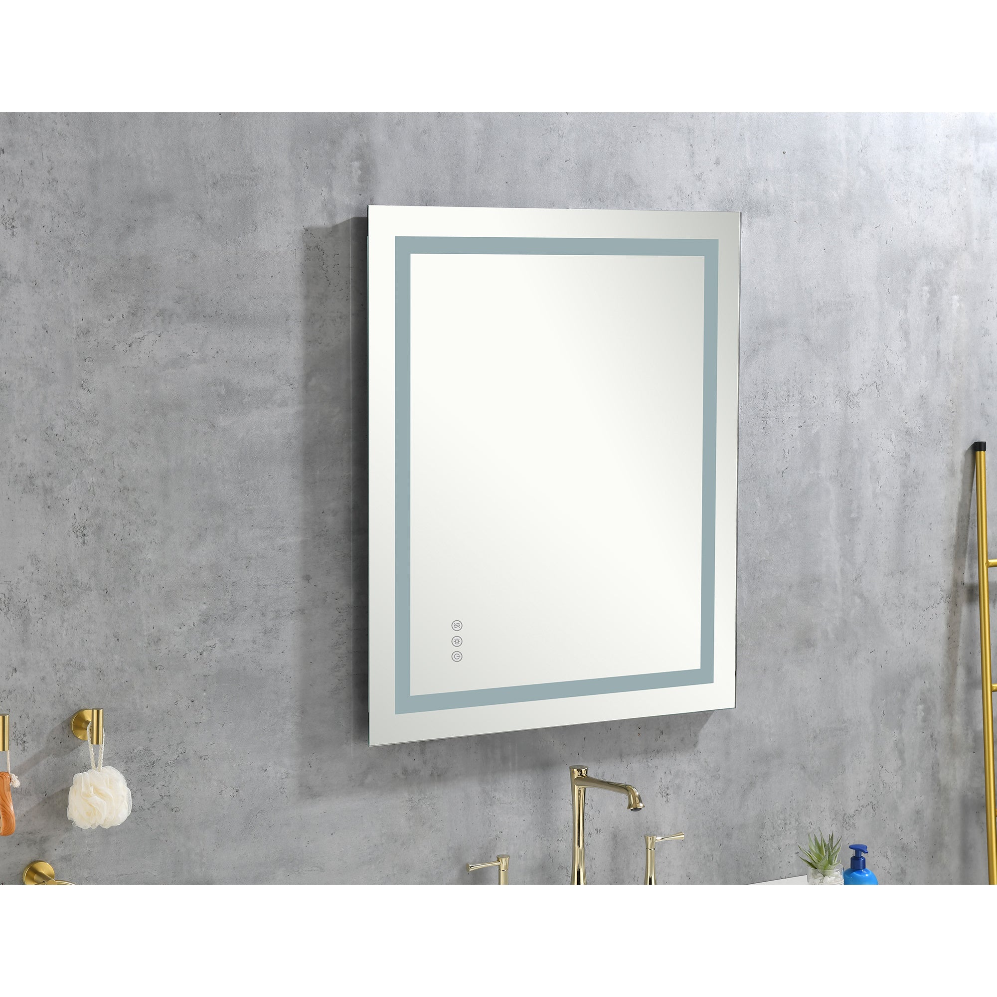 36x28 LED Bathroom Vanity Mirror with Lights & Anti-Fog
