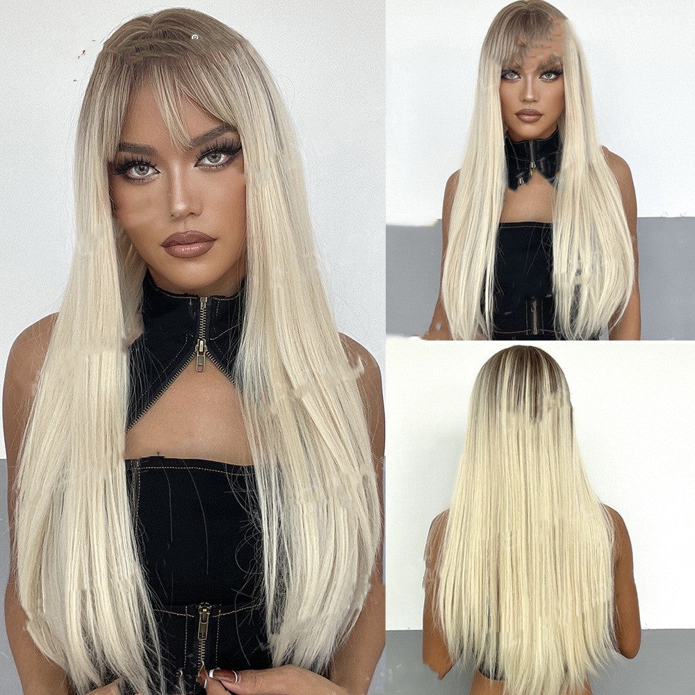 Gradient High-temperature Silk Wig