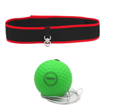 Head-Mounted Boxing Reflex Ball – Adjustable PU Training Equipment