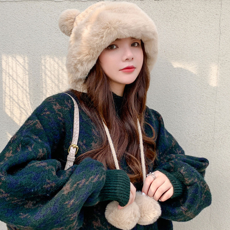 Autumn And Winter Ladies New Korean Style Knitted Wool Hat
