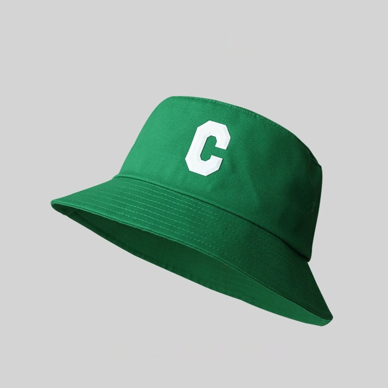 Big Head Circumference Bucket Hat All-match Letters Sun Hat