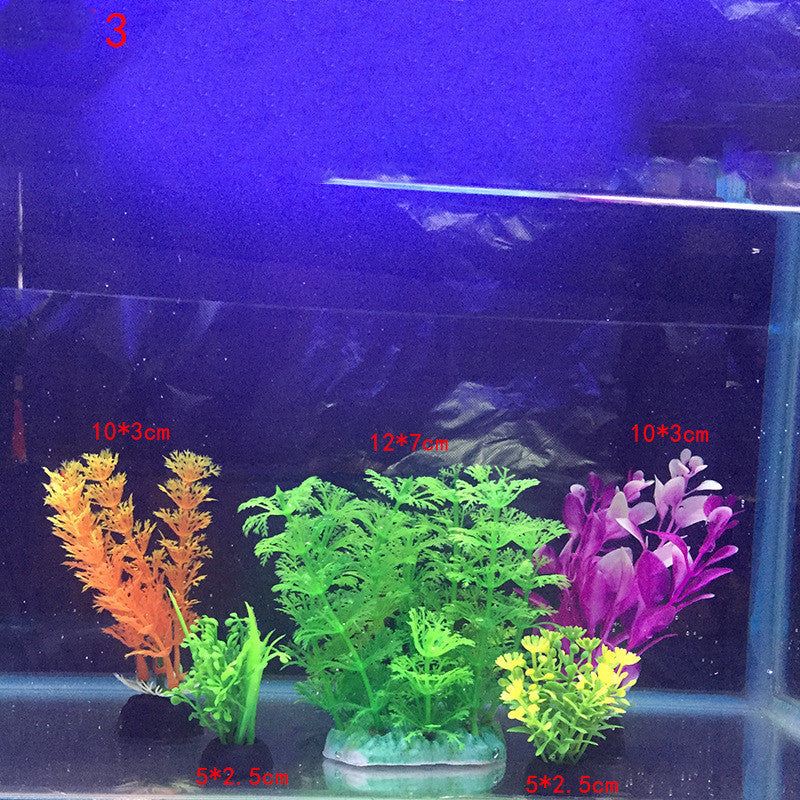 Fish Tank Decoration Simulation Water Plant Aquarium Landscaping