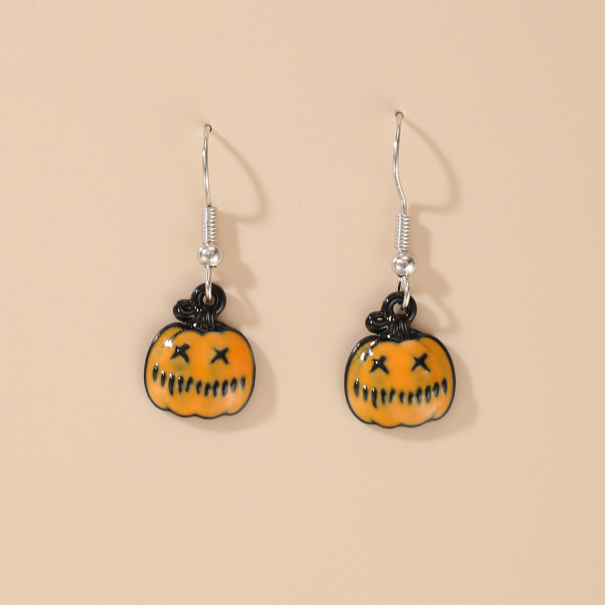 New Jewelry Halloween Funny And Fun Pumpkin Ghost Exaggerated Acrylic Earrings