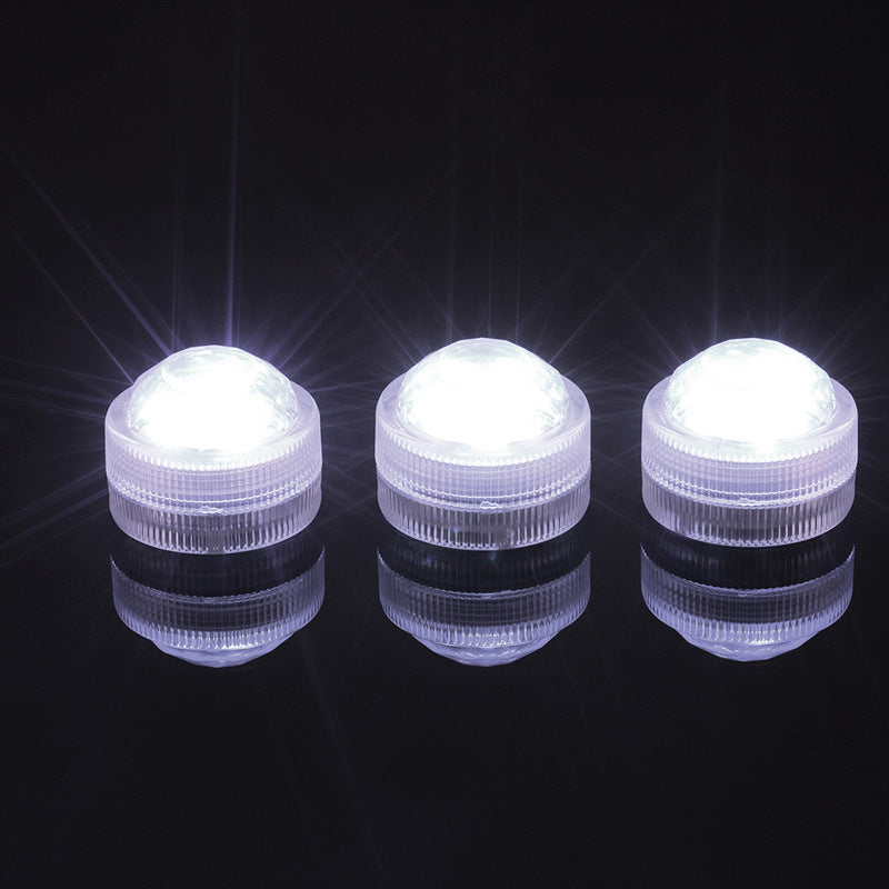 LED Waterproof Candle Lights Glow For Holiday Decorations With Diamond Twist