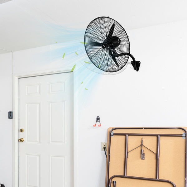 20-Inch MFJ-EW50 Industrial Wall Fan – High-Efficiency BLDC Copper Motor with Oscillation and Tilt