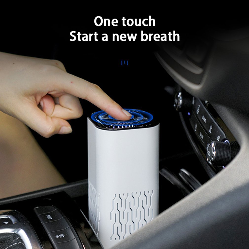 Portable Car & Home Air Purifier – Negative Ion Generator for Dust, Smoke & Formaldehyde Removal