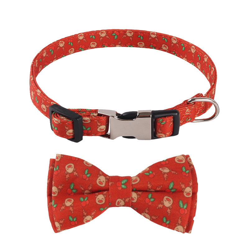 Pet Supplies Design Christmas Series Bow SUNFLOWER Holiday Dog Collar