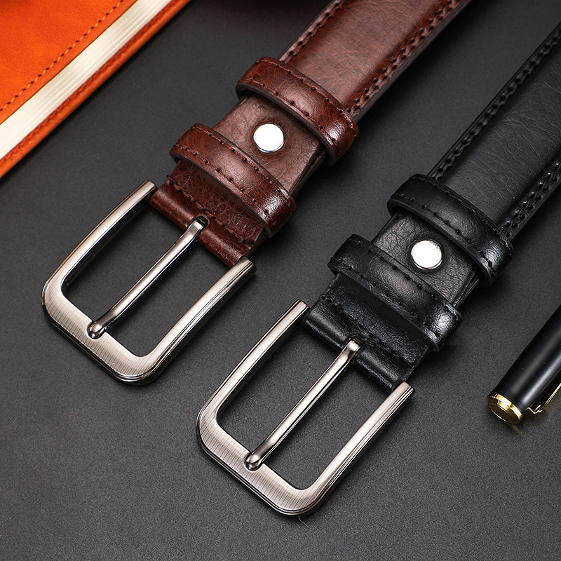 Youth Simple Pin Buckle Pant Belt