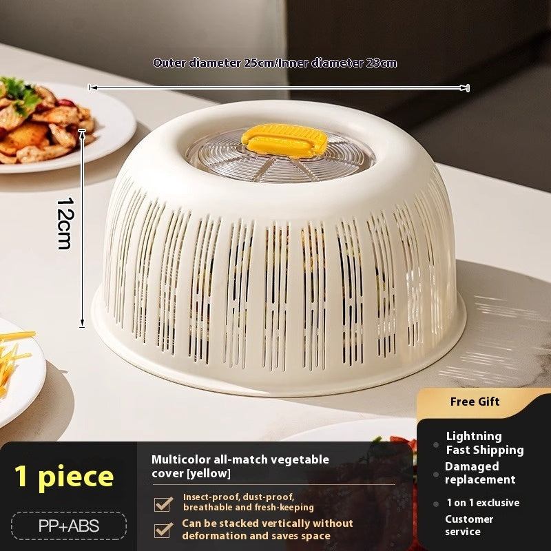 Foldable Vegetable & Food Table Dust Cover – Meal Protection for Kitchen & Dining