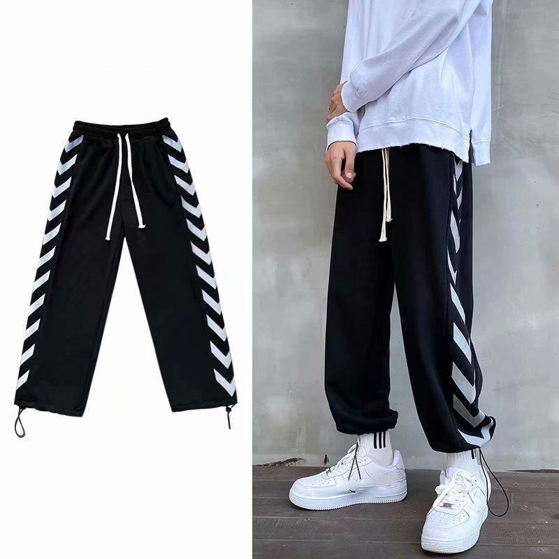 Men’s Draped Straight Casual Pants – Fashion Loose Fit Trousers