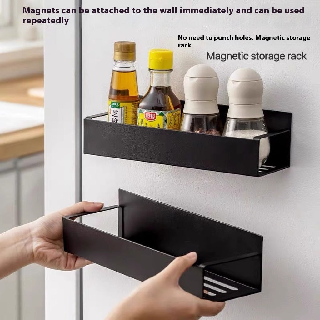 Side Refrigerator Magnetic Storage Rack Storage Wall-mounted Seasoning Rack