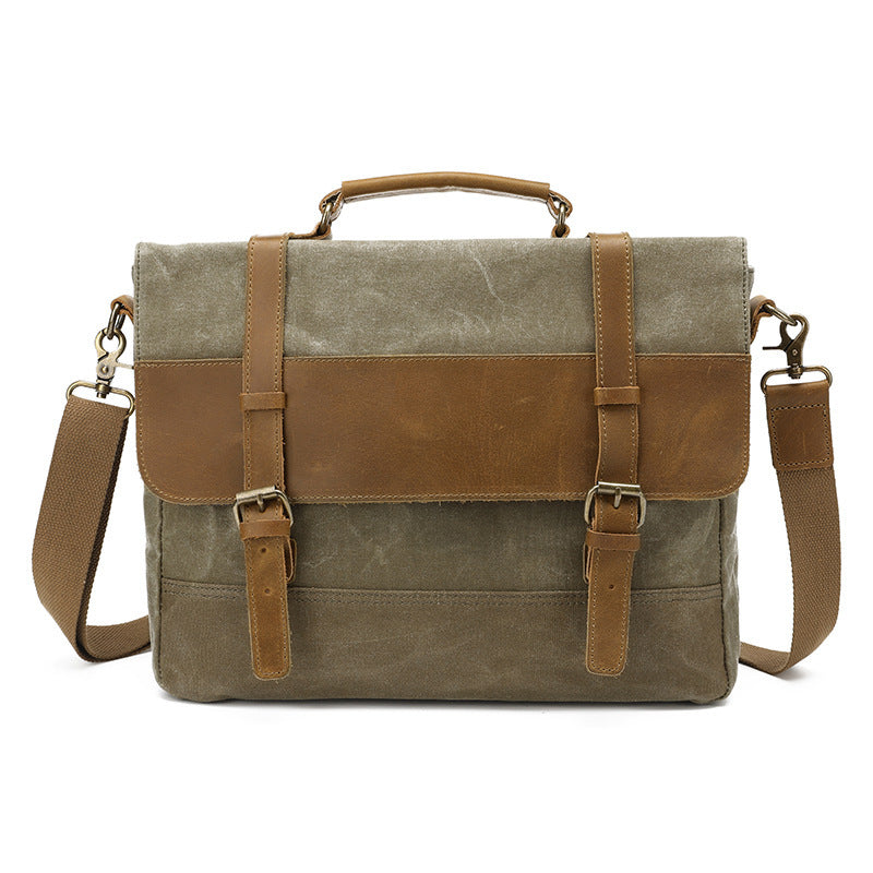 Unisex Retro Postman Canvas One Shoulder Bag Casual