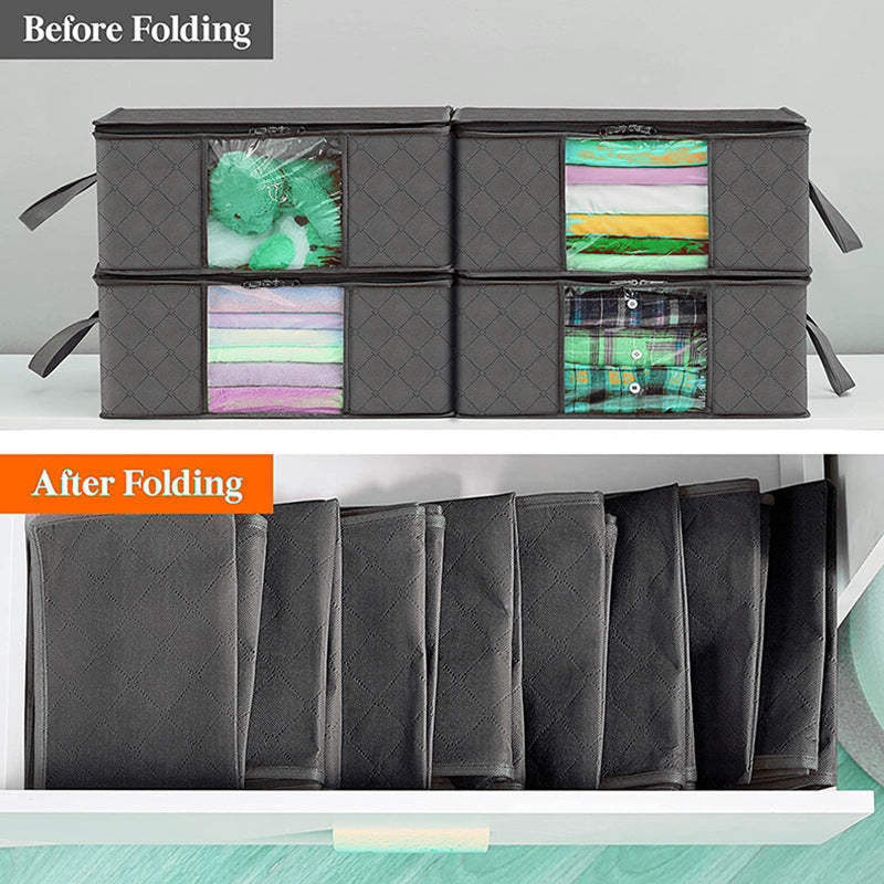 Household Portable Non-woven Foldable Quilt Buggy Bag
