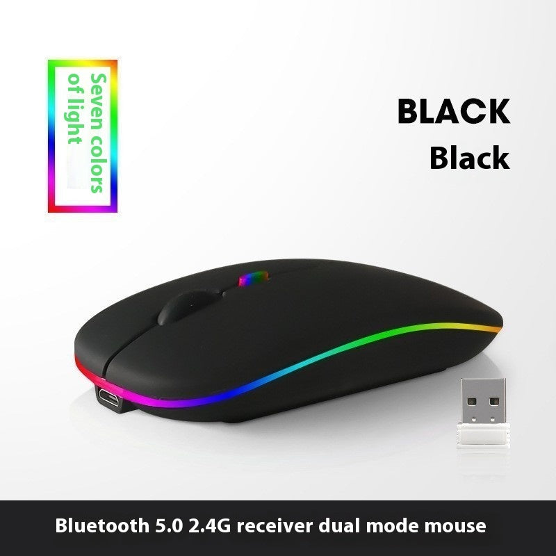 Glowing Bluetooth Mute Charging Mouse