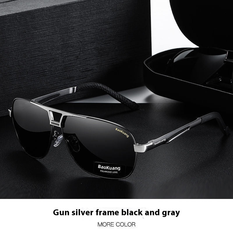 Men's Day and Night Dual-Use Photochromic Sunglasses