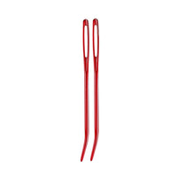 Big Eye Elbow Needle Red