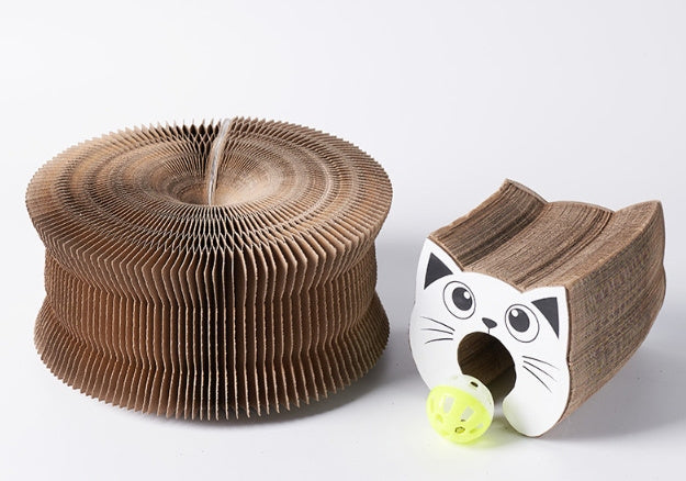 Creative Cat Scratch Board Decompression Grinding Claw Corrugated Paper Pet Toy Supplies