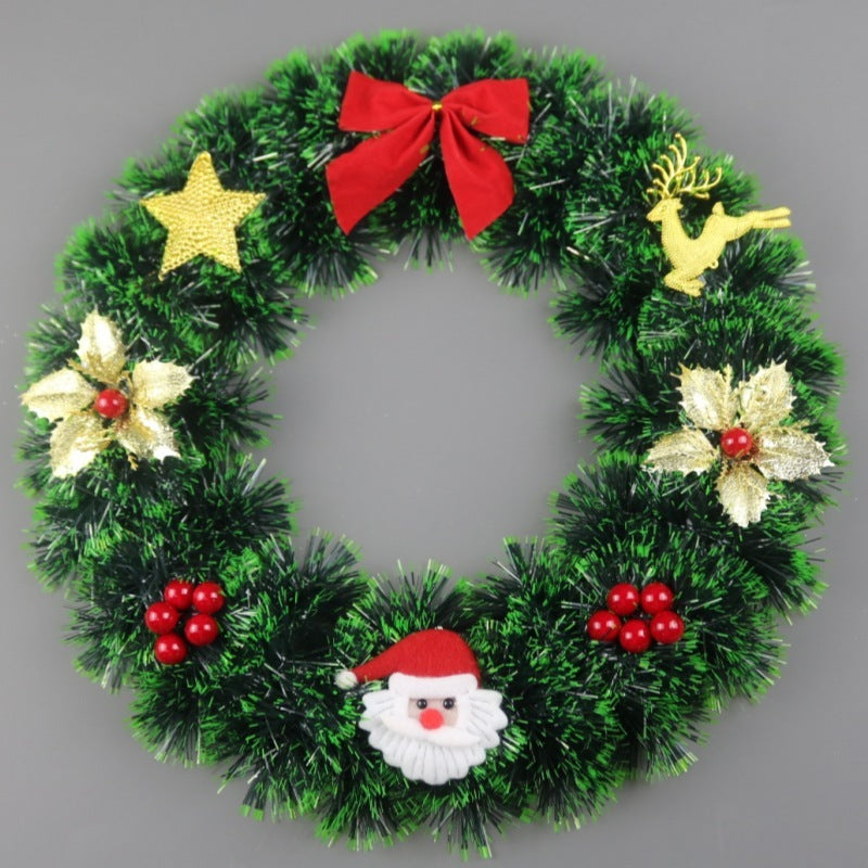 Christmas Festival Wreath Door and Window Hanging Decoration