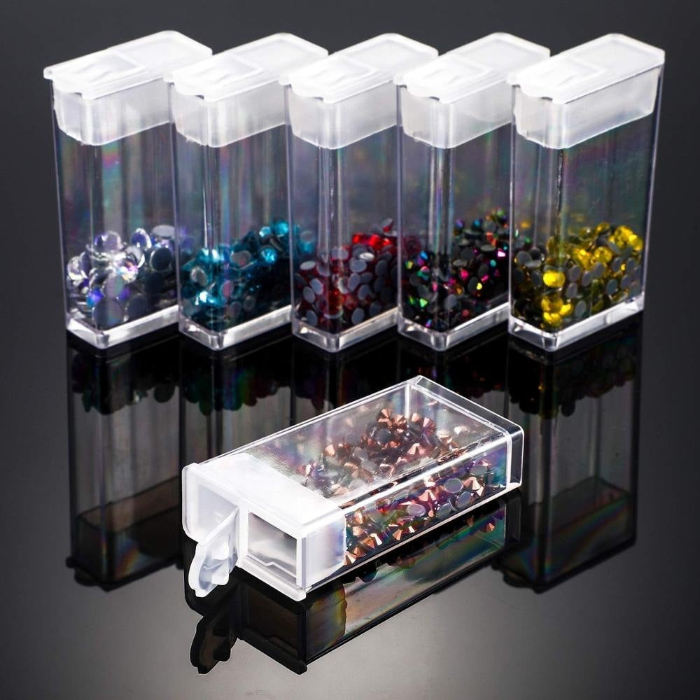 Rectangular Bottled Diamond Painting Embroidery Box Storage Box