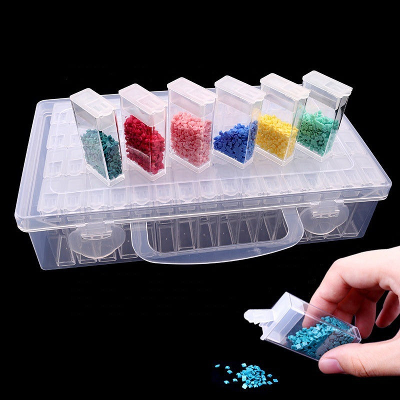 Rectangular Bottled Diamond Painting Embroidery Box Storage Box
