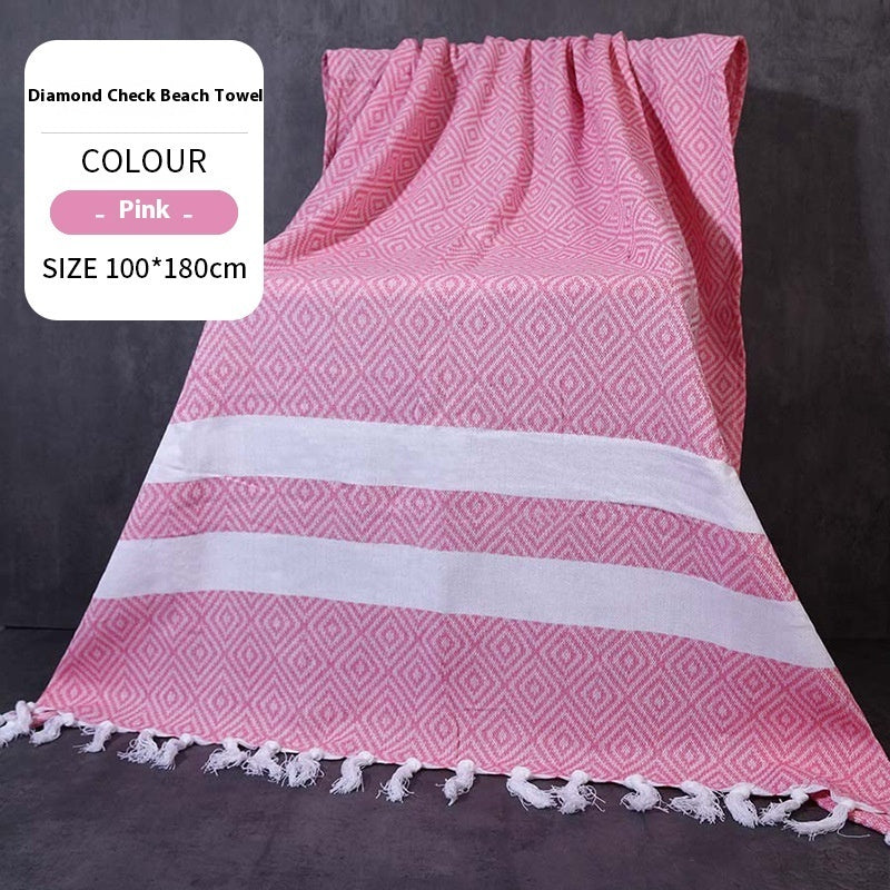 Blype Tassel Plus-sized Thick Absorbent Bath Towel